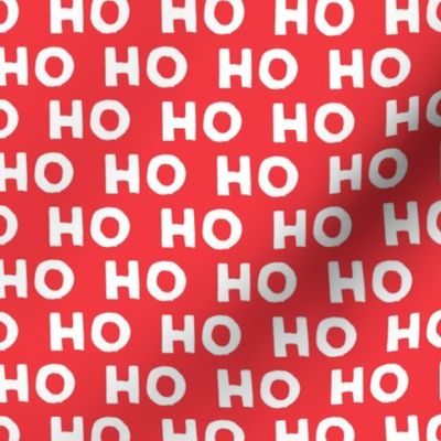 HO HO HO - Santa  - red