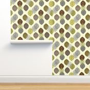 linear leaves neutral wallpaper cream