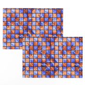 SWIMMING POOL MARBLE TILES 3 blue purple ORANGE BROWN COPPER