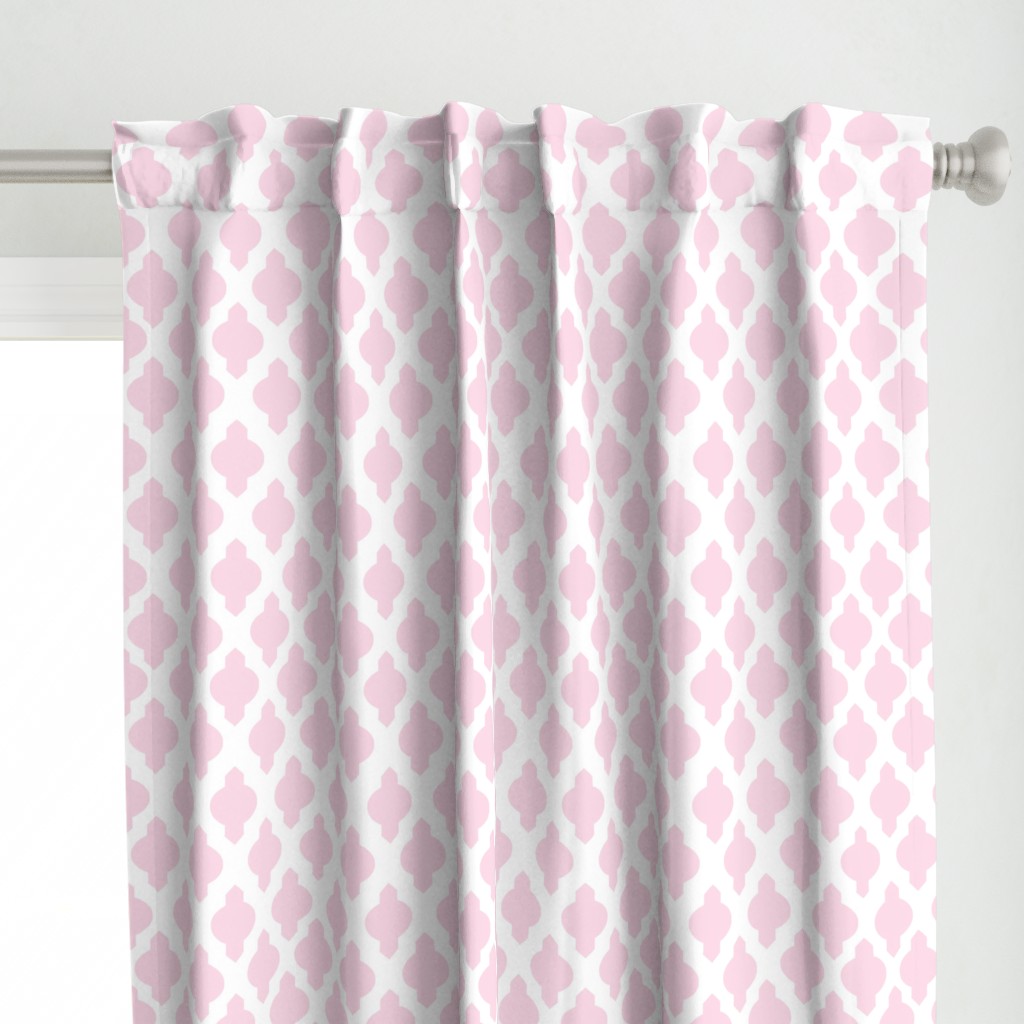 Moroccan Ogee Damask // Blush 