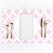 Moroccan Ogee Damask // Blush 