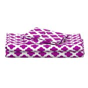 Moroccan Ogee Damask // Fuchsia 