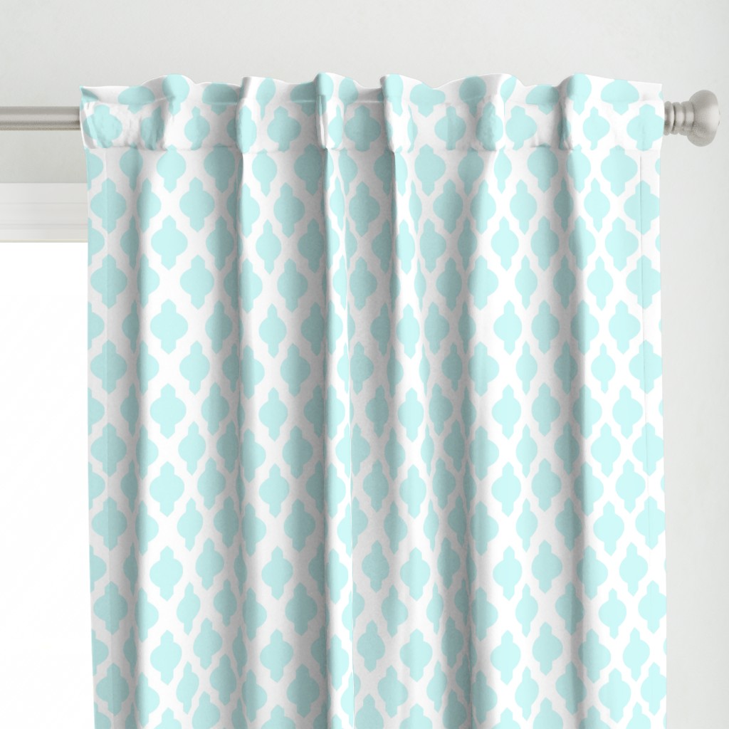 Moroccan Ogee Damask // Mint
