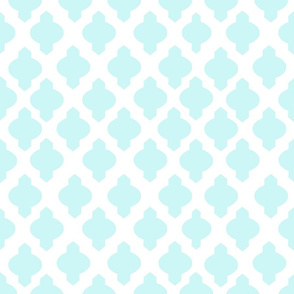 Moroccan Ogee Damask // Mint