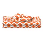 Moroccan Ogee Damask // Orange