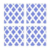 Moroccan Ogee Damask // Periwinkle