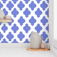 Moroccan Ogee Damask // Periwinkle