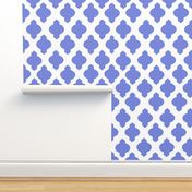 Moroccan Ogee Damask // Periwinkle