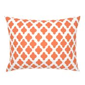 Moroccan Ogee Damask // Persimmon