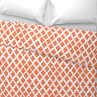 Moroccan Ogee Damask // Persimmon