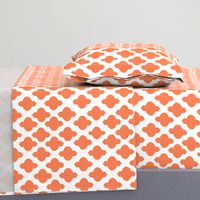 Moroccan Ogee Damask // Persimmon