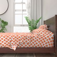 Moroccan Ogee Damask // Persimmon