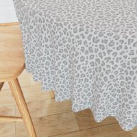 ★ LIGHT GRAY LEOPARD ★ Leopard Print in Neutral Gray - Small Scale / Collection : Leopard spots – Punk Rock Animal Print