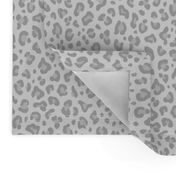 ★ LIGHT GRAY LEOPARD ★ Leopard Print in Neutral Gray - Small Scale / Collection : Leopard spots – Punk Rock Animal Print