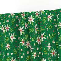 Festive Florals green