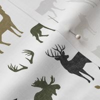 (small scale) woodland animals - C2 linen