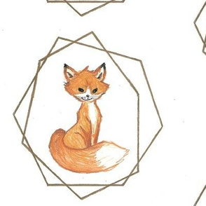 Geometric Fox Blanket