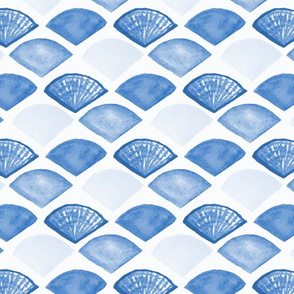 Geo Shells Blue