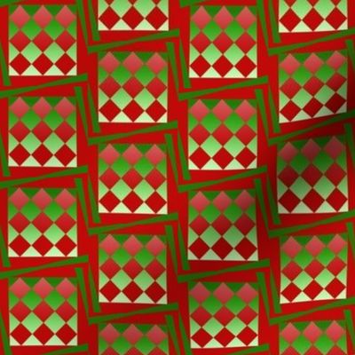 Christmas Green Red Holiday Checked