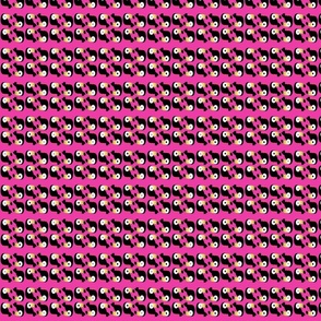 Toucan Conga Line—hot pink