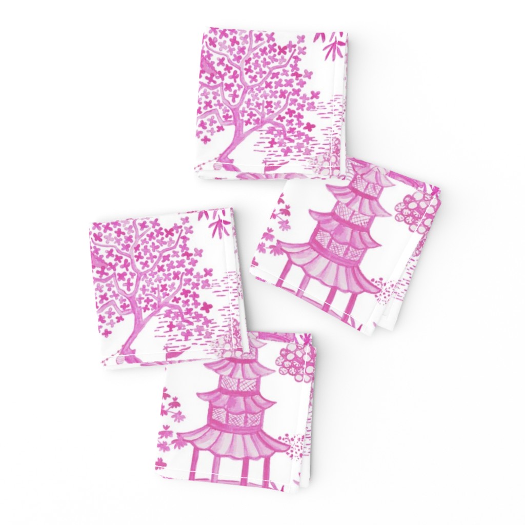 Pagoda Forest in Pinks