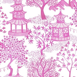 Pagoda Forest in Pinks