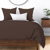 Brown Mini Print   -Quilt Print  / Circles - Polka-dots