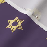 Hanukkah Motif purple