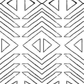 Geometric arrows in Black