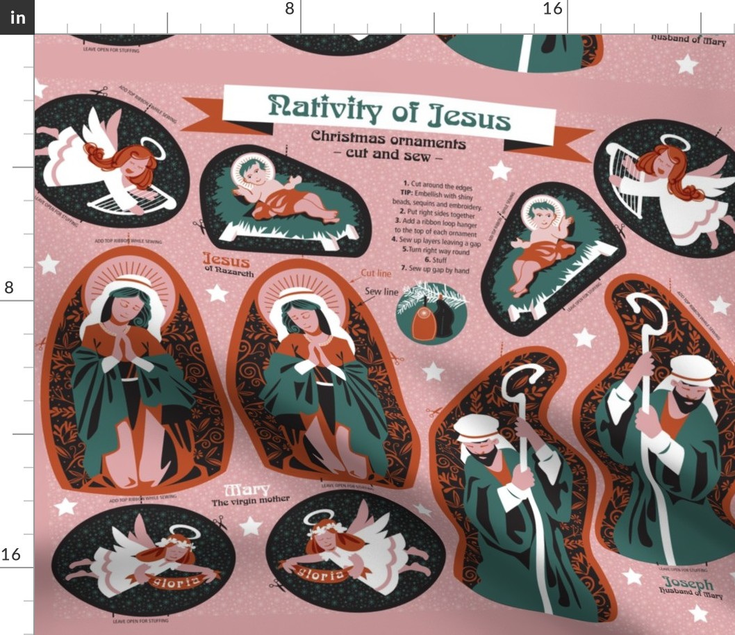 Nativity of Jesus – cut and sew