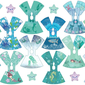Ocean Collection 14 inch doll dresses
