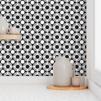 SMALL UK Mod Geometric in black + white by Su_G_©SuSchaefer