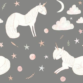 8" Good Night Unicorn // Friar Gray