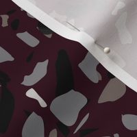 Red wine terrazzo