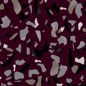 Red wine terrazzo