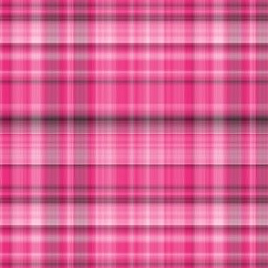 Hot Pink and Charcoal Plaid