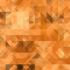 Orange Triangles Texture
