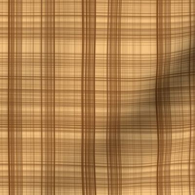 Honey and Brown Madras Style Plaid