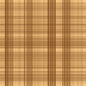 Honey and Brown Madras Style Plaid