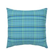 Blue Green Lagoon Plaid