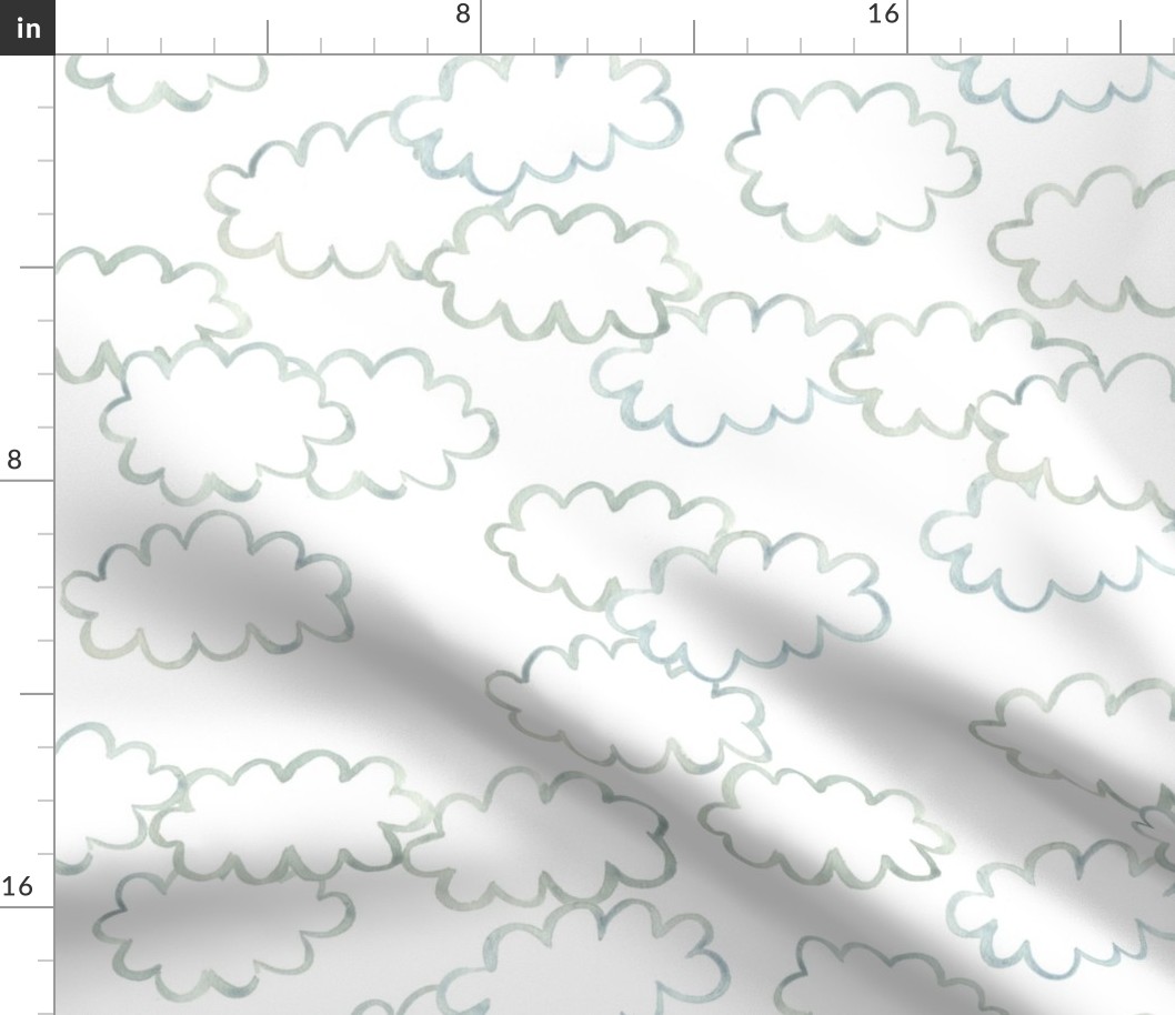 Simple Painted Clouds