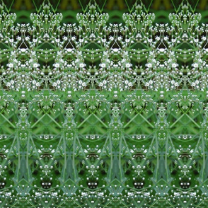 green white mosaic