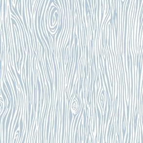 woodgrain fabric // faux bois woodland forest trees blue nursery kids