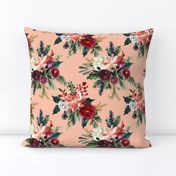 Classic Christmas Floral //Peachy