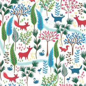 Woodland Nursery Wallpaper