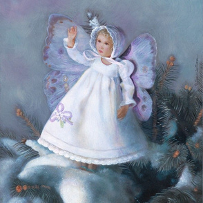 14x18-Inch Panel of Snow Fairy Celestine