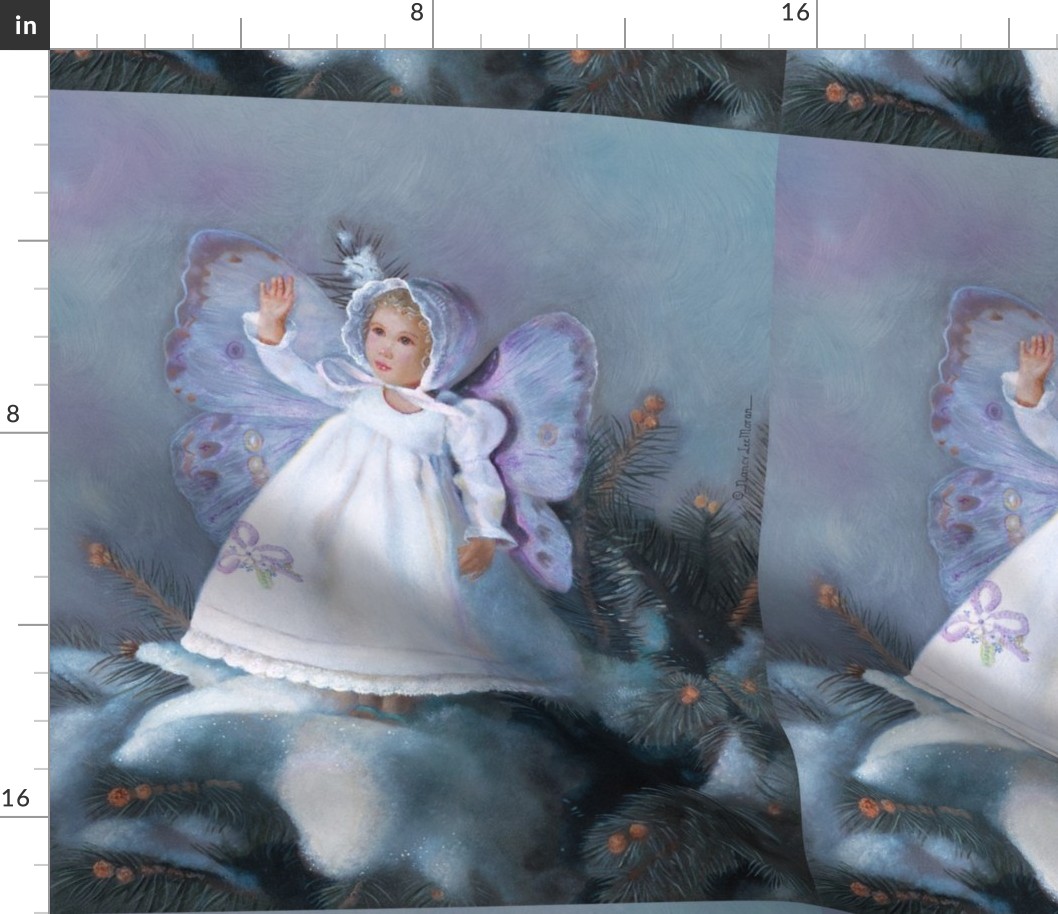 14x18-Inch Panel of Snow Fairy Celestine