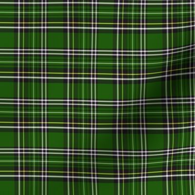 green and black tartan plaid 2x2