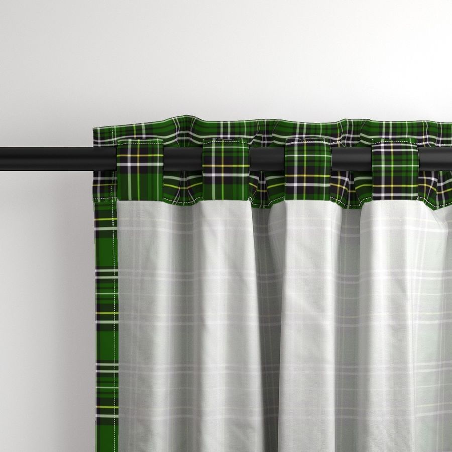 green and black tartan plaid 4x4