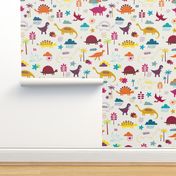 Dinosaur land - sunshine brights - large scale